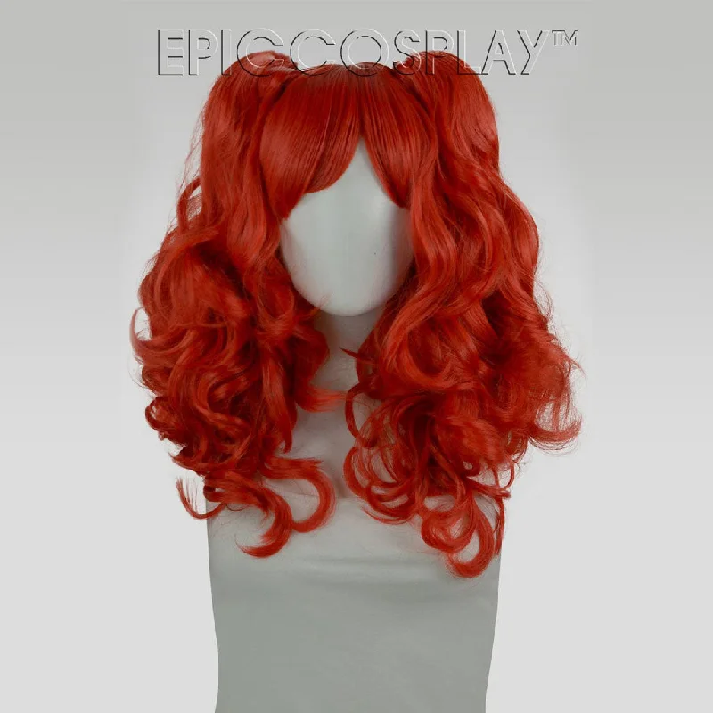 Medium - length wig with a wispy fringe for a soft and feminine lookMaia - Apple Red Mix Wig