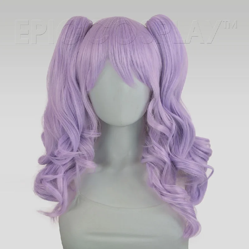 Medium - length wig with a pre - plucked hairline for a more natural lookMaia - Fusion Vanilla Purple Wig