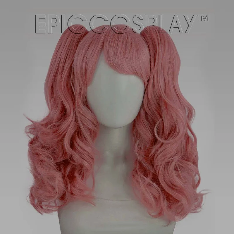 Medium - length wig with a straight texture for a sleek and modern lookMaia - Princess Dark Pink Mix Wig