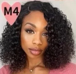 Glueless wig with a 4x4 lace closure for a secure fitMaria