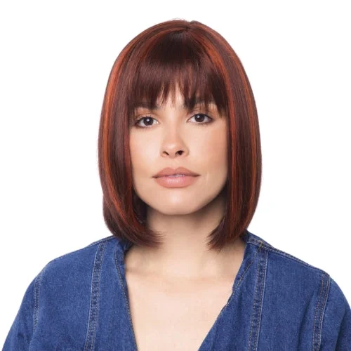 Medium - length wig with a wispy fringe for a soft and feminine lookPetite Portia Orchid Collection Wig