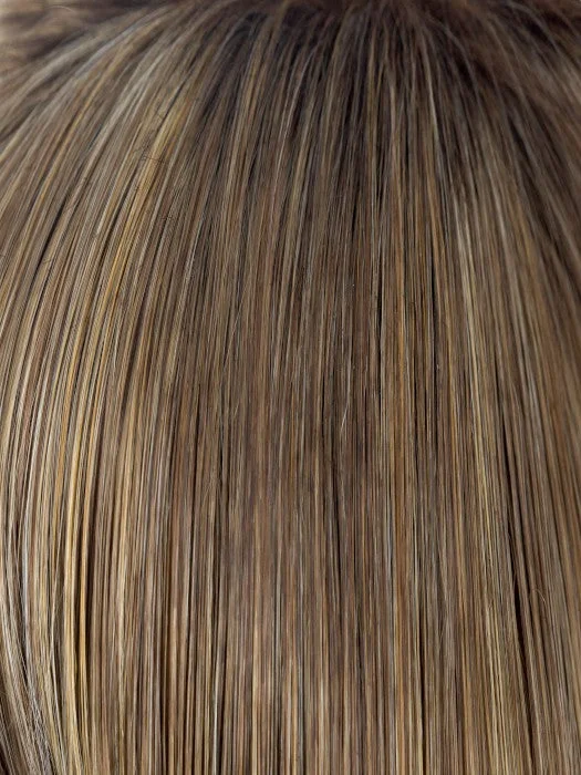 *Mochaccino-R | Rooted Medium Warm Blonde with Chocolate undertones and Cream & Icy Coconut highlights