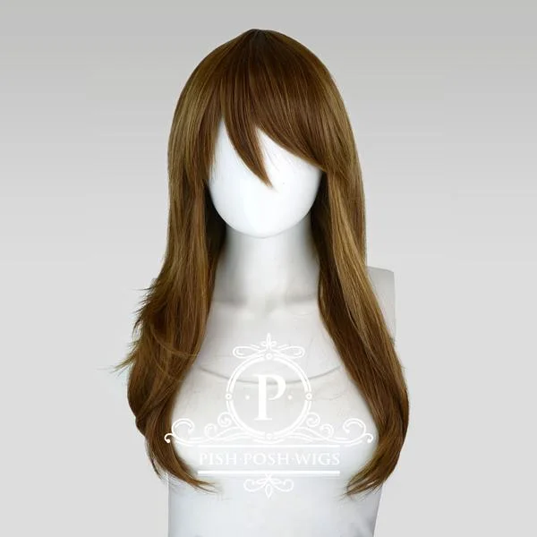 Medium - length wig with a pre - plucked hairline for a more natural lookSoraya - Light Brown Wig