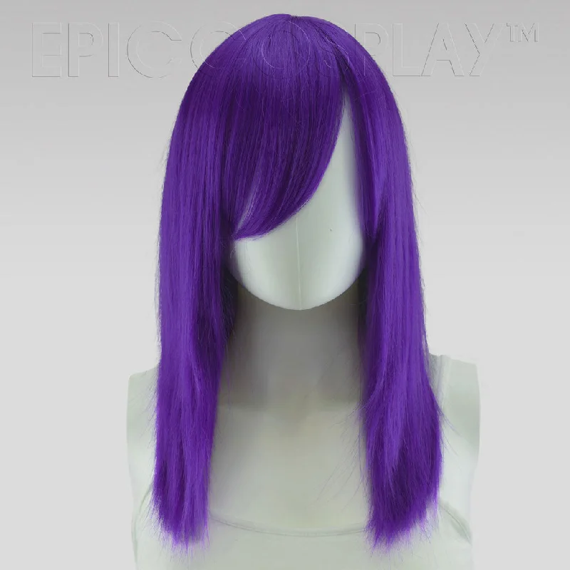 Medium - length wig with a silk - base cap for a comfortable and smooth feelTheia - Lux Purple Wig