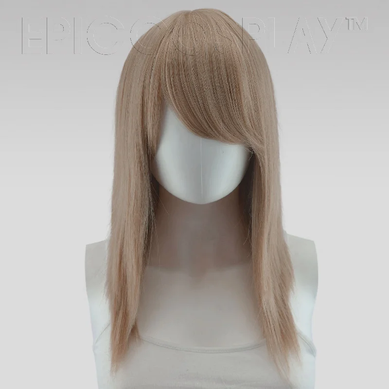 Medium - length wig with a pre - bleached knot for a natural - looking scalpTheia - Strawberry Blonde Wig