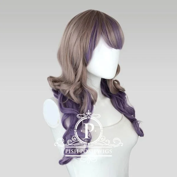 Medium - length wig with a curly texture for a bold and stylish choiceYona - Hazy Grey Wig