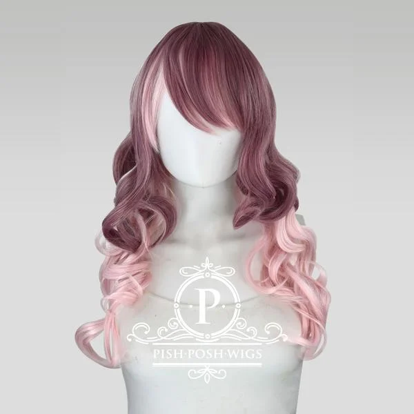 Medium - length wig with a 180 - density for a full and thick appearanceYona - Mauve Wig